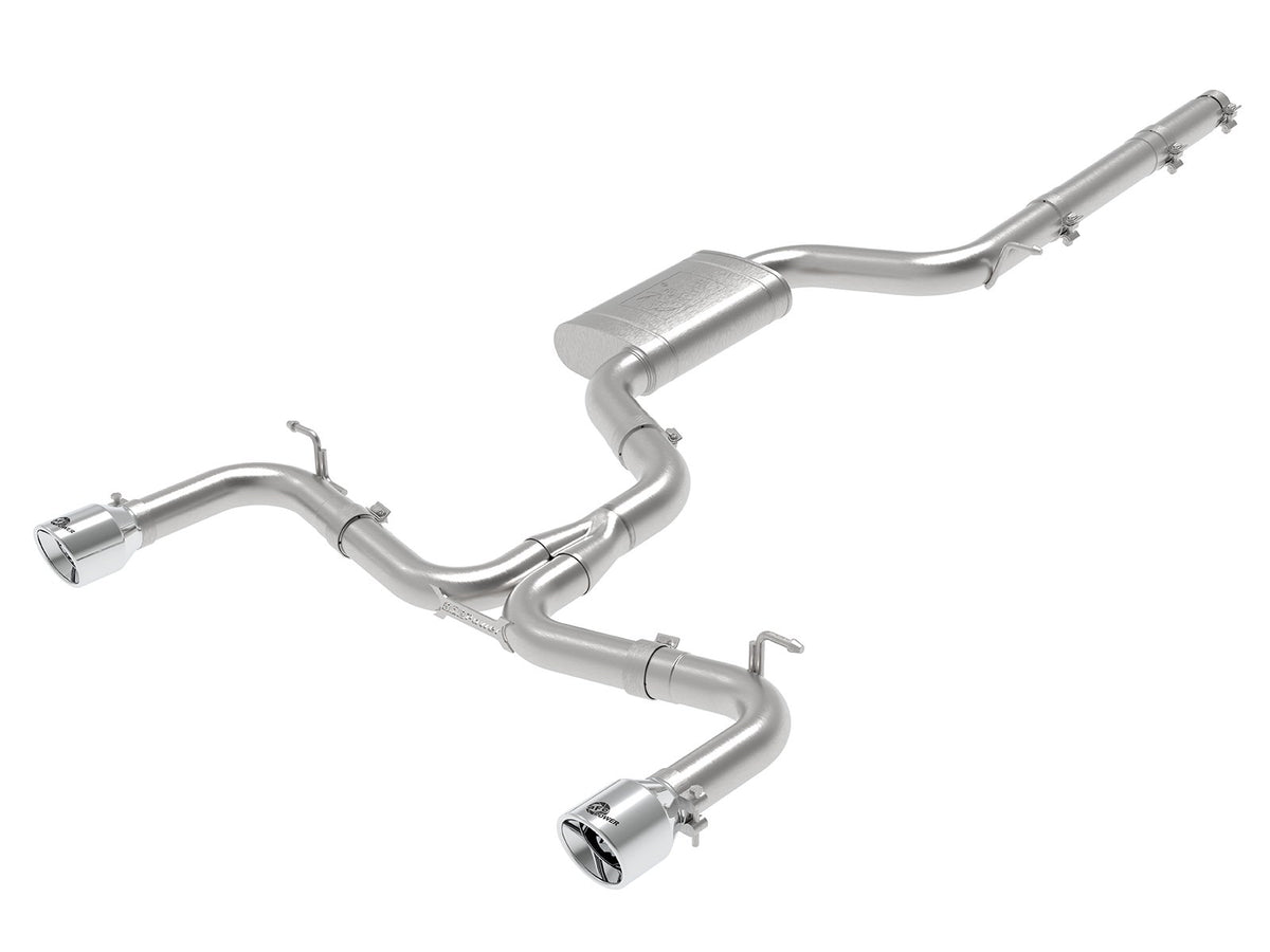 aFe Power MACH Force-Xp 3 IN to 2-1/2 IN 304 Stainless Steel Cat-Back Exhaust System — Volkswagen GTI (MKVII) 15-17 L4-2.0L (t) — 49-36418-P