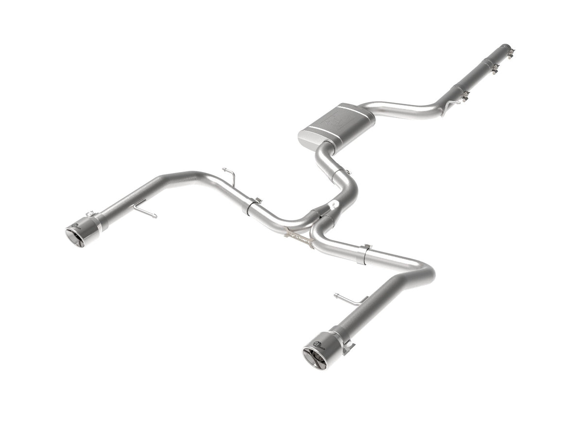 aFe Power MACH Force-Xp 3 IN to 2-1/2 IN 304 Stainless Steel Cat-Back Exhaust System — Volkswagen Jetta GLI (MKVII) 19-21 L4-2.0L (t) — 49-36432-P