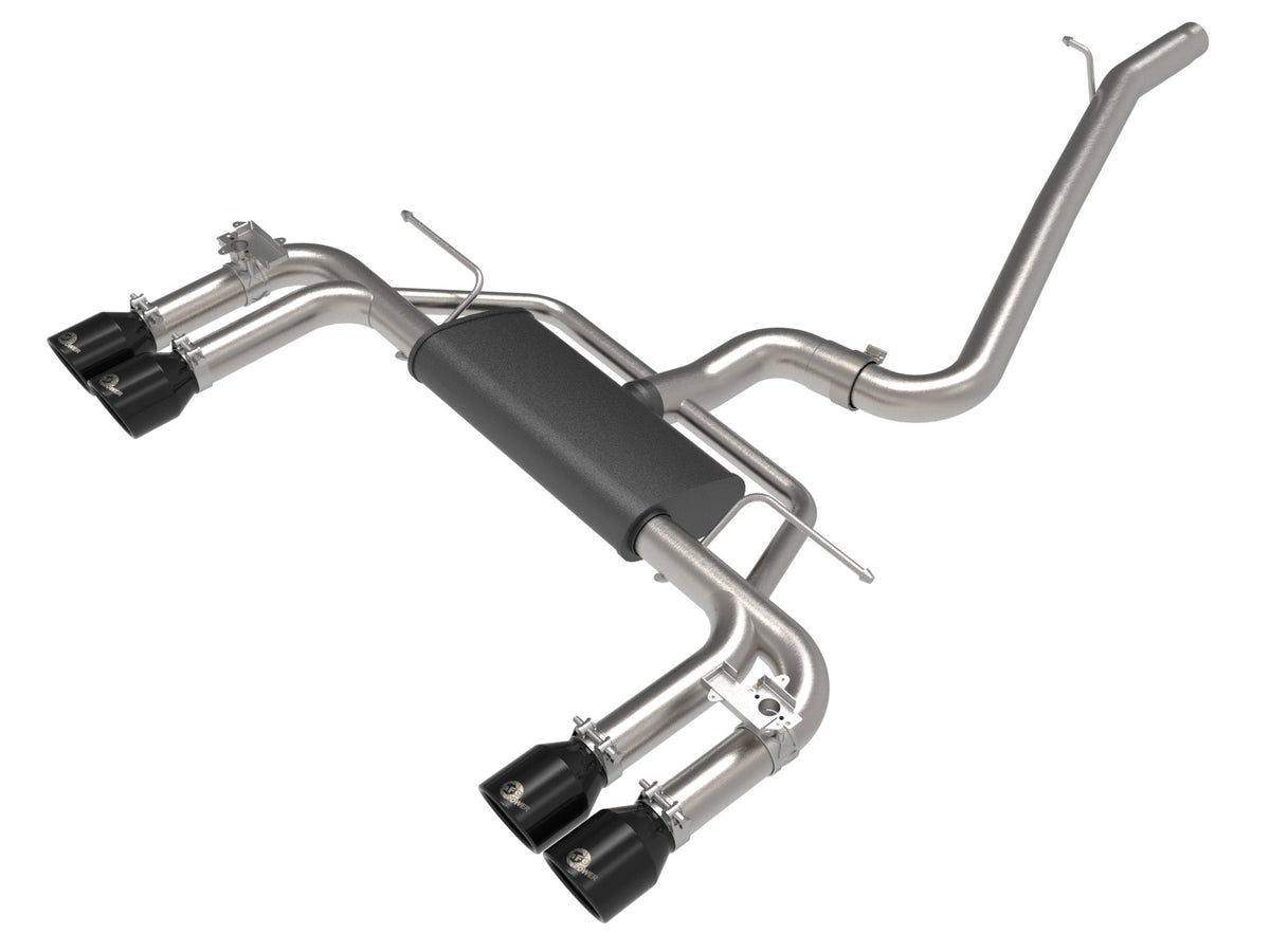 aFe Power MACH Force-Xp 3 IN to 2-1/2 IN 304 Stainless Steel Cat-Back Exhaust System w/ Black Tip — Audi S3 (8V) 15-20 L4-2.0L (t) — 49-36442-B