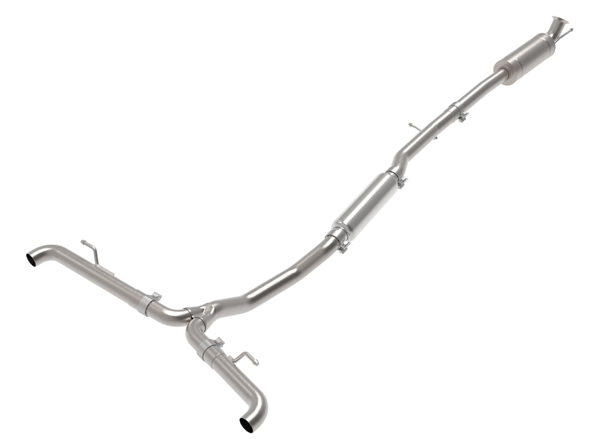 aFe Power MACH Force-Xp 2-1/2 IN to Dual 2-1/4 IN 304 Stainless Steel Cat-Back Exhaust System — Mercedes Benz GLA250 14-19 L4-2.0L (t) — 49-36503