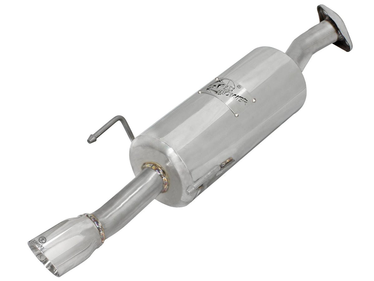 aFe Power Takeda 2 IN 304 Stainless Steel Axle-Back Exhaust System — Honda Fit 07-08 L4-1.5L — 49-36611