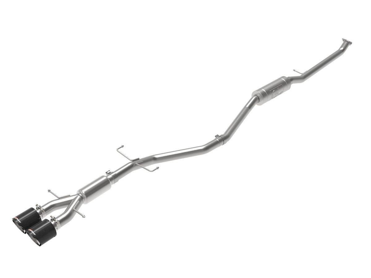 aFe Power Takeda 2-1/2 IN 304 Stainless Steel Cat-Back Exhaust System — Honda Civic Si Sedan 17-20 L4-1.5L (t) — 49-36619-C