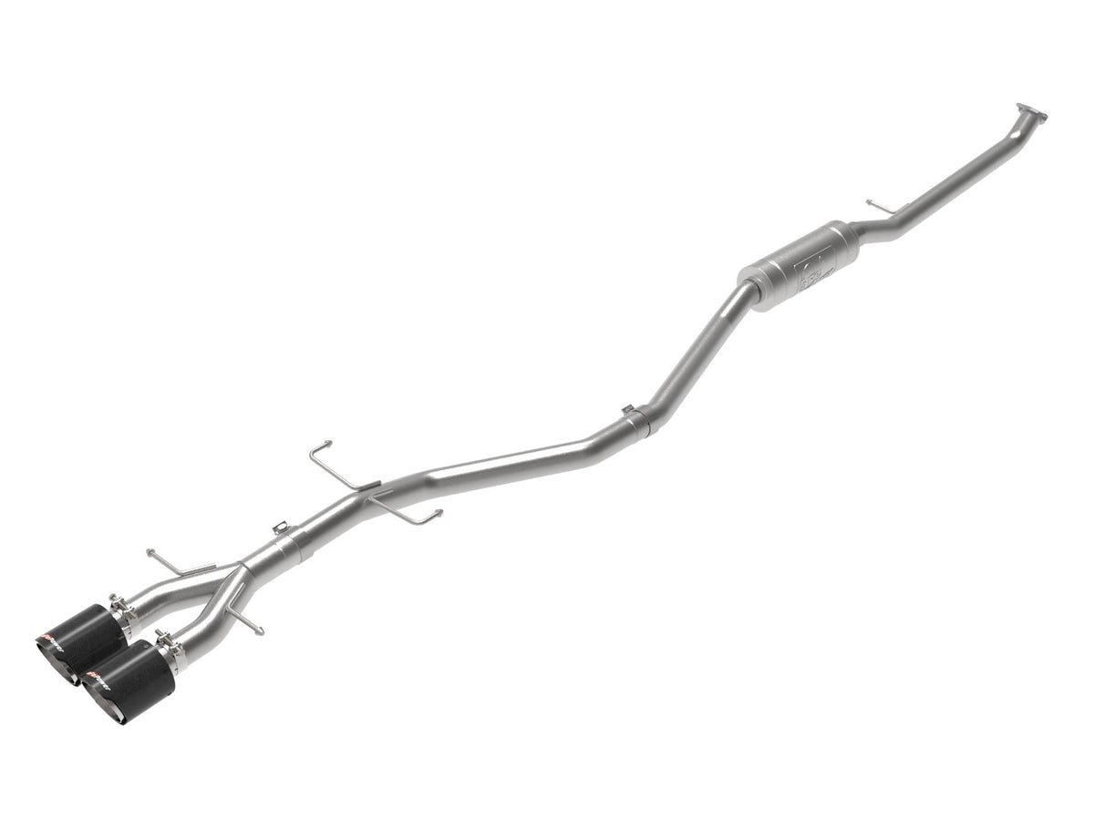 aFe Power Takeda 2-1/2 IN 304 Stainless Steel Cat-Back Exhaust System — Honda Civic Si Sedan 17-20 L4-1.5L (t) — 49-36620-C