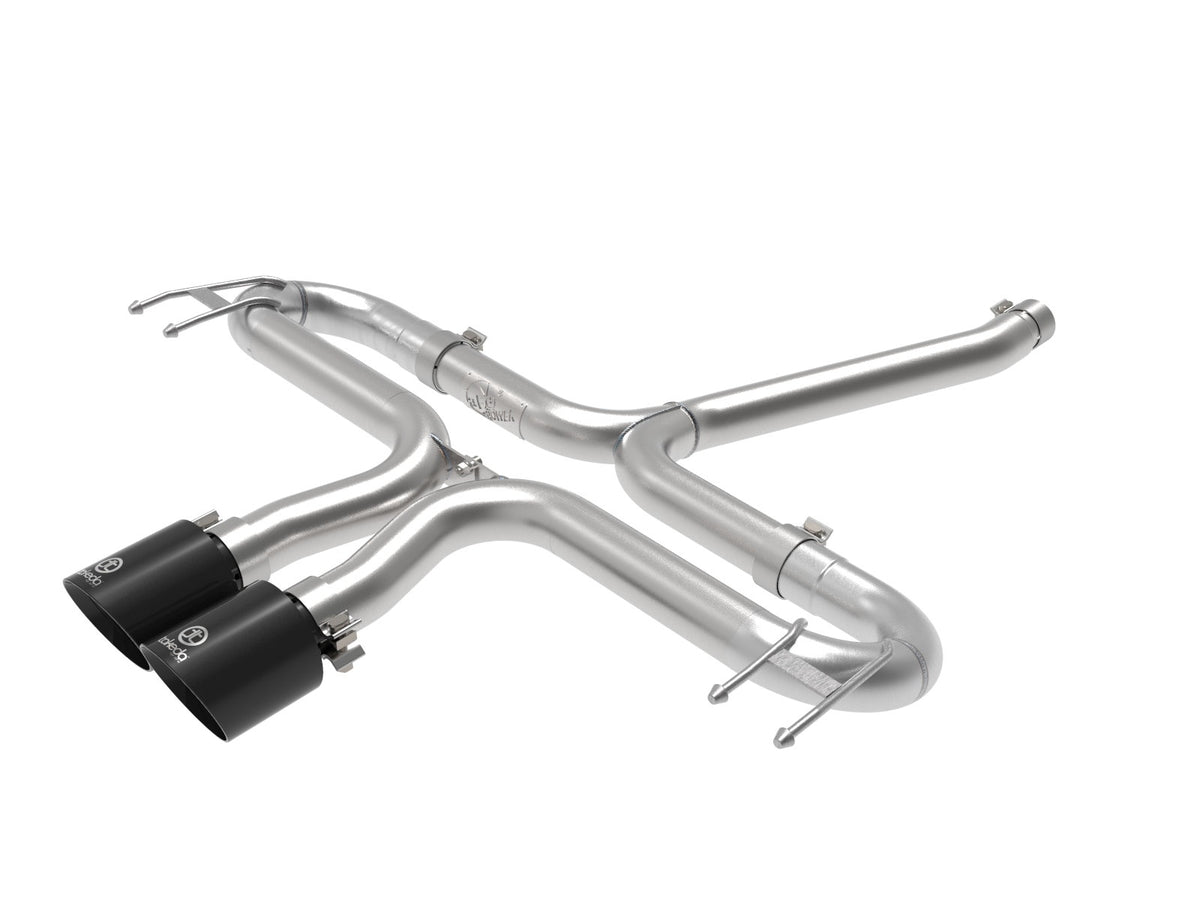 aFe Power Takeda 2-1/2 IN 304 Stainless Steel Axle-Back Exhaust System — Honda Civic Sport 17-21 L4-1.5L (t) — 49-36625-B