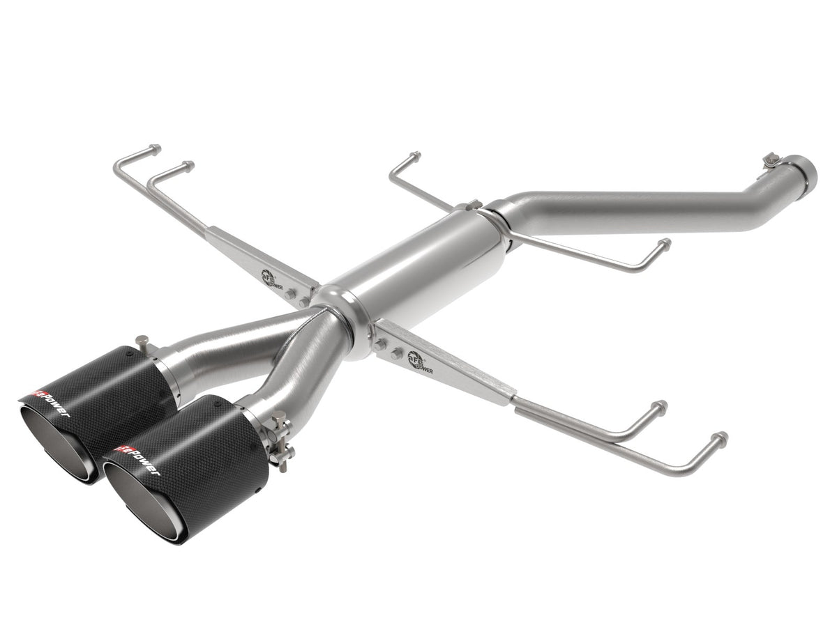 aFe Power Takeda 2-1/2 IN 304 Stainless Steel Axle-Back Exhaust System — Honda Civic Type R 17-21 L4-2.0L (t) — 49-36626-C