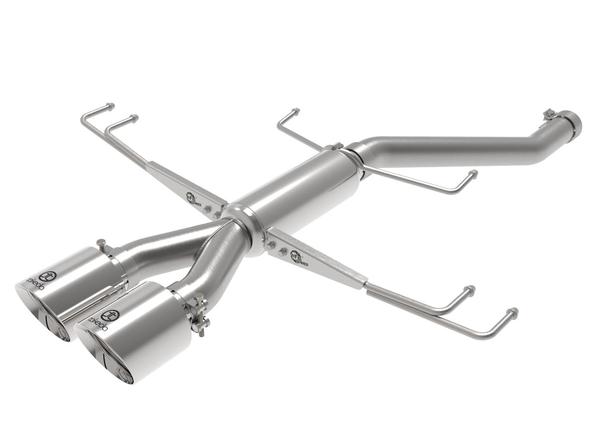 aFe Power Takeda 2-1/2 IN 304 Stainless Steel Axle-Back Exhaust System — Honda Civic Type R 17-21 L4-2.0L (t) — 49-36626-P