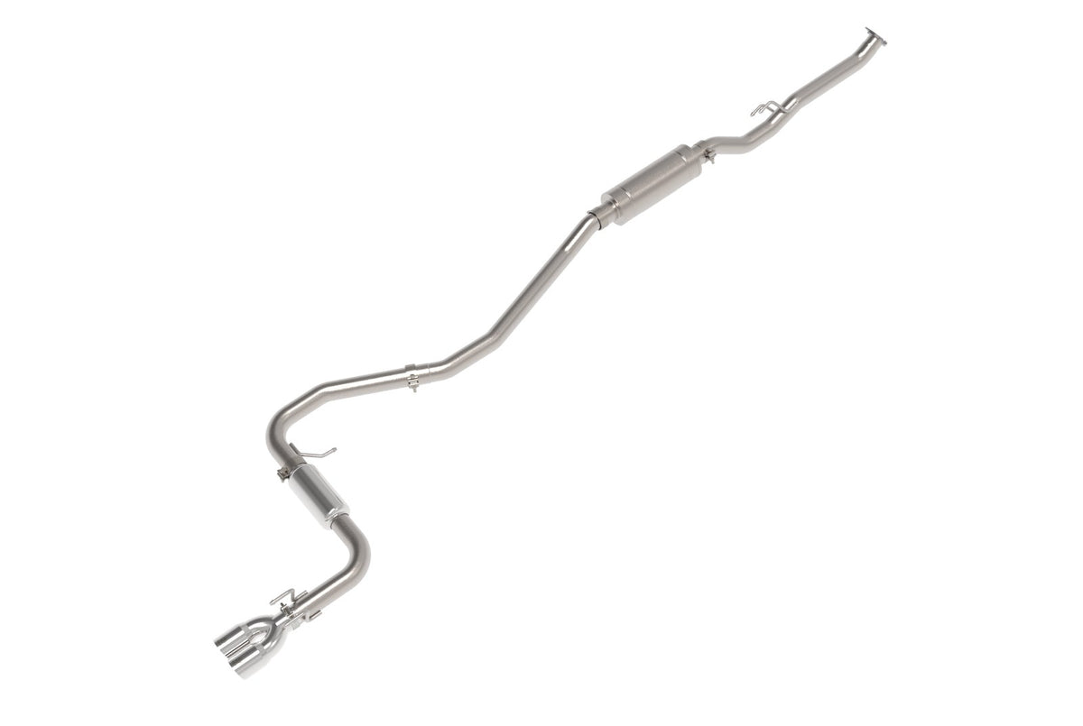 aFe Power Takeda 2-1/2 IN 304 Stainless Steel Cat-Back Exhaust System w/ Polished Tip — Honda Civic Sport Hatchback 22-26 L4-2.0L — 49-36631-P