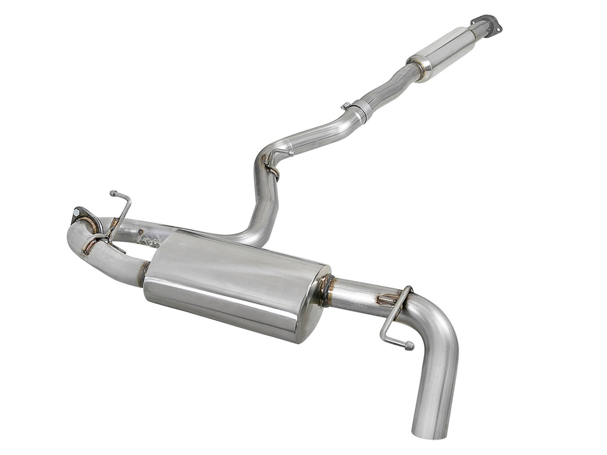 aFe Power Takeda 2-1/2 IN 304 Stainless Steel Cat-Back Exhaust System — Subaru Crosstrek 18-26 H4-2.0L — 49-36803