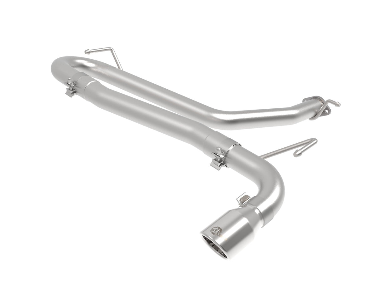 aFe Power Takeda 2-1/2 IN 304 Stainless Steel Axle-Back Exhaust System w/ Polished Tip - No Muffler — Hyundai Kona 18-23 L4-1.6L (t) — 49-37017NM-P