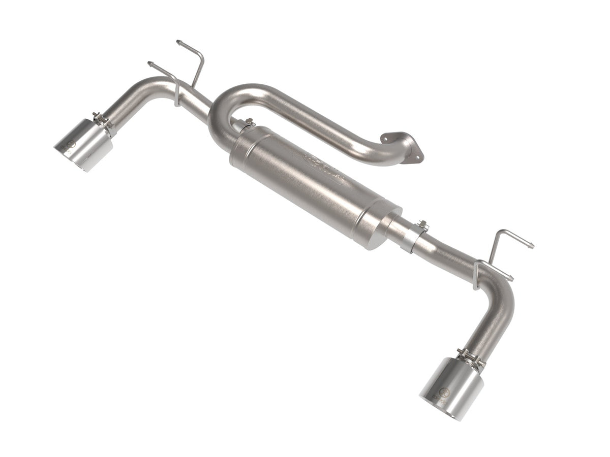 aFe Power Takeda 2-1/2 IN 304 Stainless Steel Axle-Back Exhaust System w/ Polished Tip — Mazda CX-50 23-26 L4-2.5L/2.5L (t) — 49-37036-P