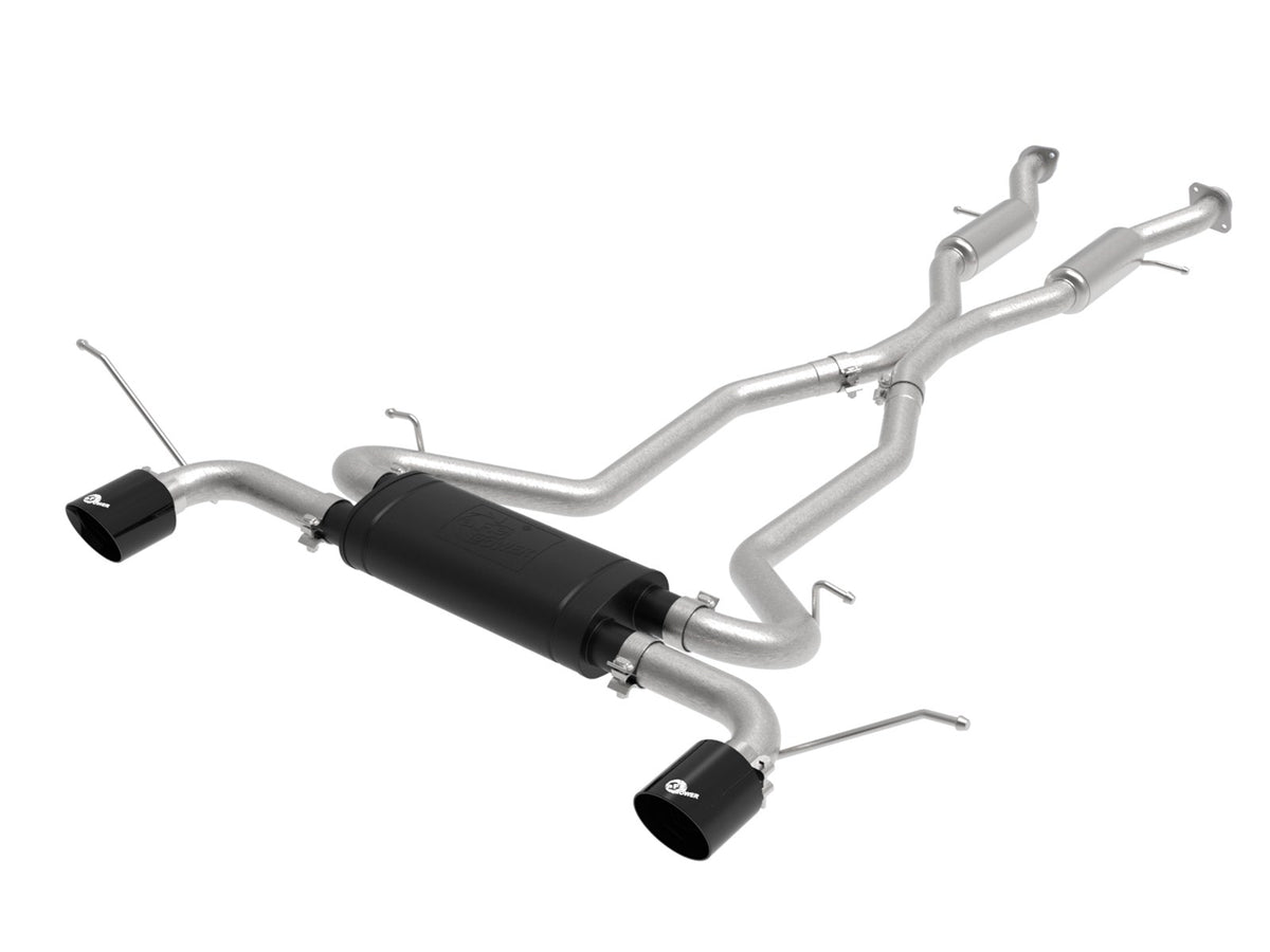 aFe Power Vulcan Series 2-1/2 IN 304 Stainless Steel Cat-Back Exhaust System — Jeep Grand Cherokee (WK2) 14-21 V6-3.6L/11-21 V8-5.7L — 49-38085-B