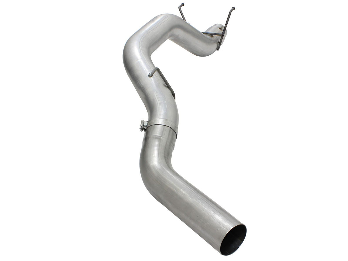 aFe Power Large Bore-HD 5 IN 409 Stainless Steel DPF-Back Exhaust System — Dodge RAM Diesel Trucks 13-18 L6-6.7L (td) — 49-42039