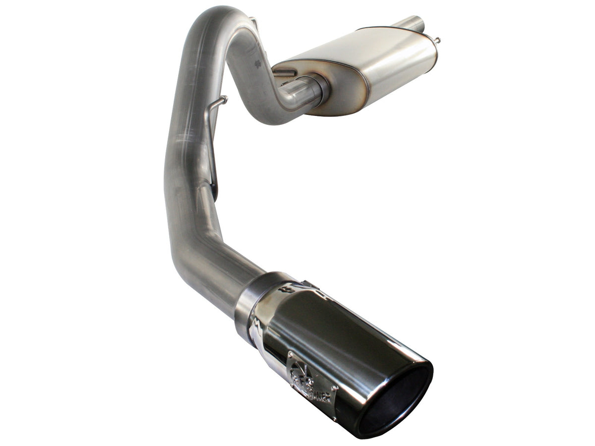 aFe Power MACH Force-Xp 3-1/2 IN 409 Stainless Steel Cat-Back Exhaust System — Ford F-150 Raptor 10-14 V8-6.2L — 49-43037-P