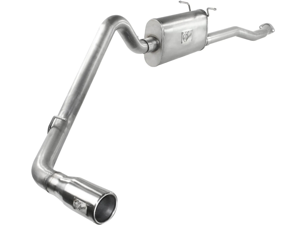 aFe Power MACH Force-Xp 2-1/2 IN 409 Stainless Steel Cat-Back Exhaust System — Ford Ranger 98-12 V6-4.0, 98-08 V6-3.0L, 98-01 L4-2.5L, & 01-01 L4-2.3L — 49-43042-1