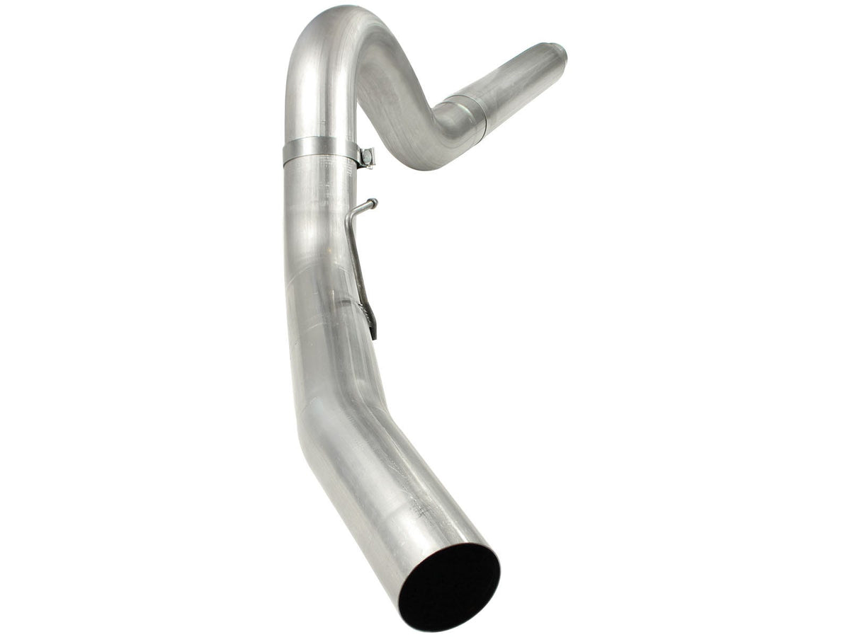 aFe Power Large Bore-HD 5 IN 409 Stainless Steel DPF-Back Exhaust System — Ford Diesel Trucks 08-10 V8-6.4L (td) — 49-43054