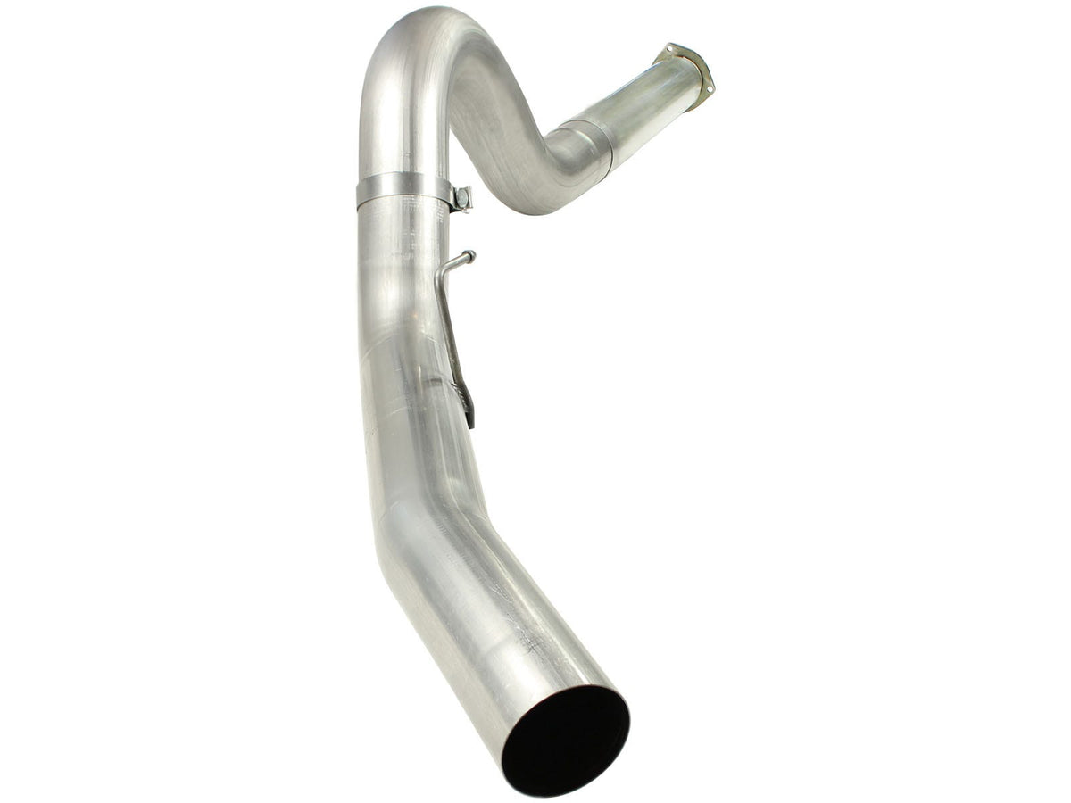 aFe Power Large Bore-HD 5 IN 409 Stainless Steel DPF-Back Exhaust System — Ford Diesel Trucks 11-14 V8-6.7L (td) — 49-43055