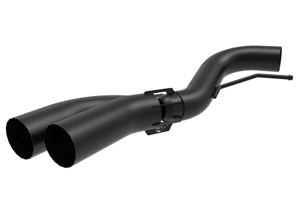 aFe Power Rebel Series 3-1/2 IN 409 Stainless Steel DPF-Back Exhaust System — Ford F-150 18-21 V6-3.0L (td) — 49-43108-B