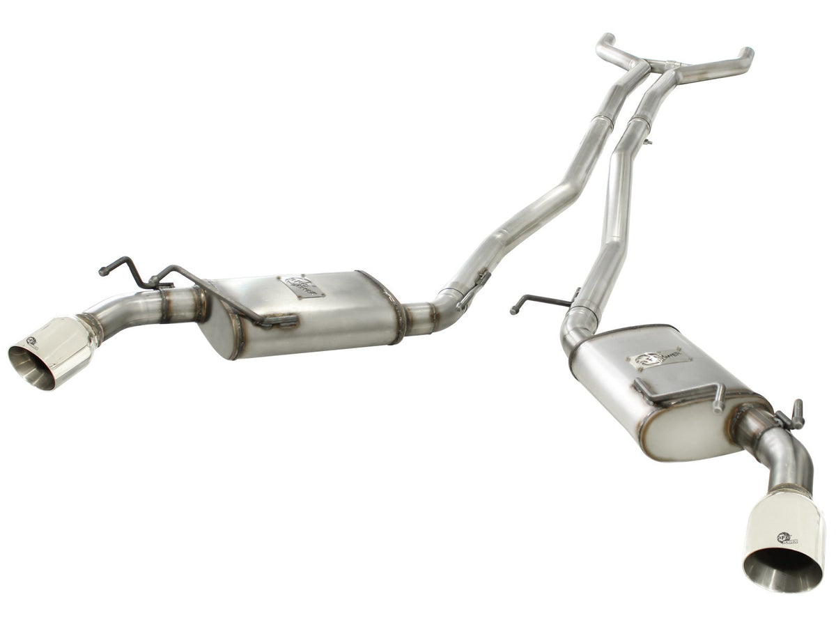 aFe Power MACH Force-Xp 2-1/2 IN 409 Stainless Steel Cat-Back Exhaust System — Chevrolet Camaro 10-13 V6-3.6L — 49-44042-P