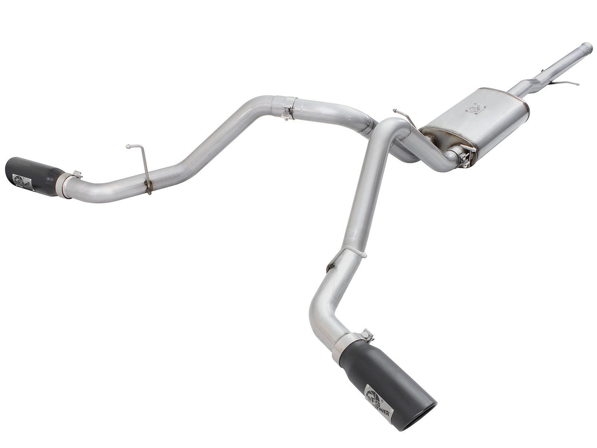 aFe Power MACH Force-Xp 3 IN 409 Stainless Steel Cat-Back Exhaust System — GM Silverado/Sierra 1500 09-18 / Silverado LD/Sierra Limited 2019 V6-4.3/V8-4.8/5.3L — 49-44057-B