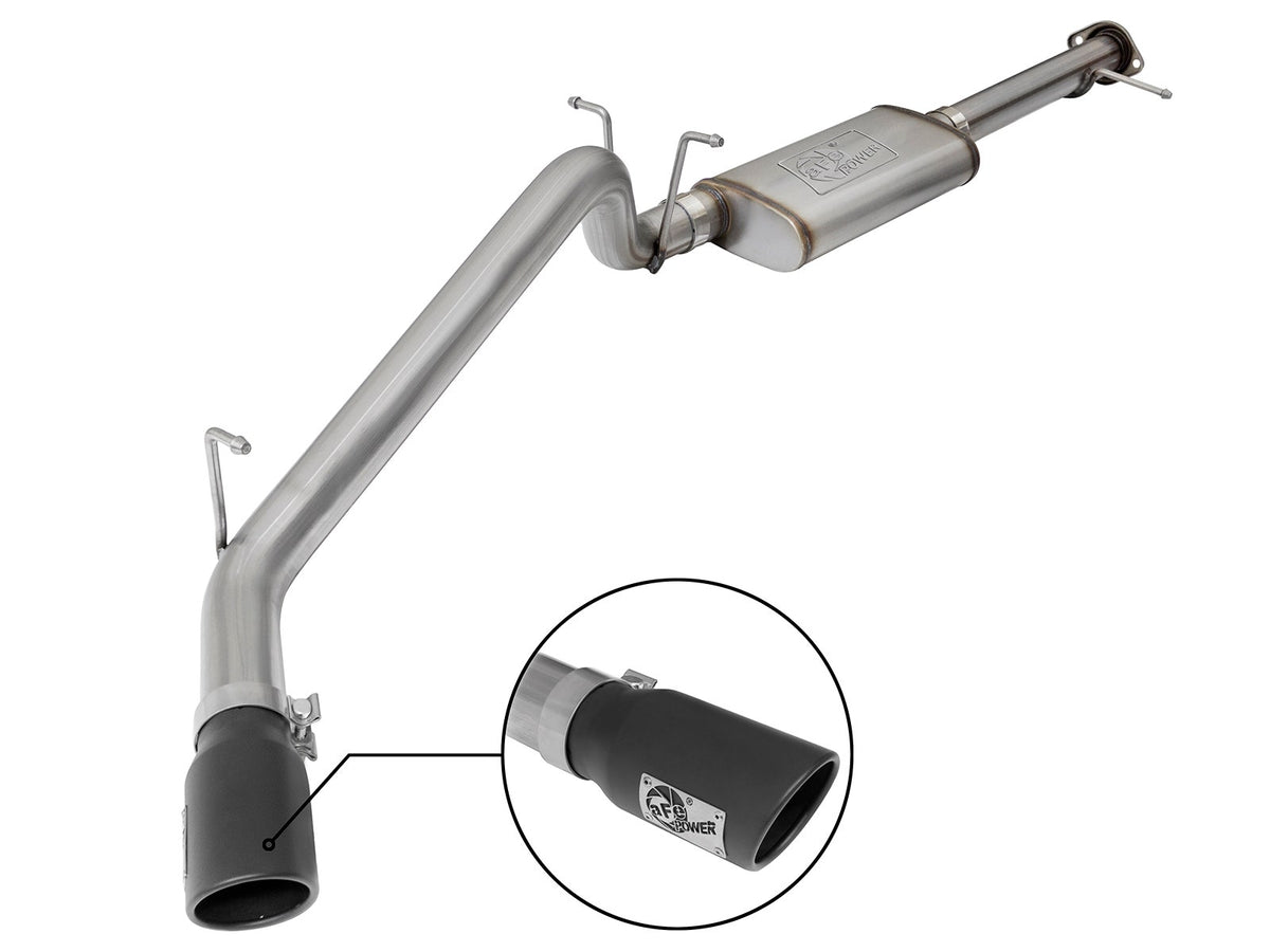 aFe Power MACH Force-Xp 3 IN 409 Stainless Steel Cat-Back Exhaust System — GM Colorado/Canyon 17-22 V6-3.6L — 49-44097-B