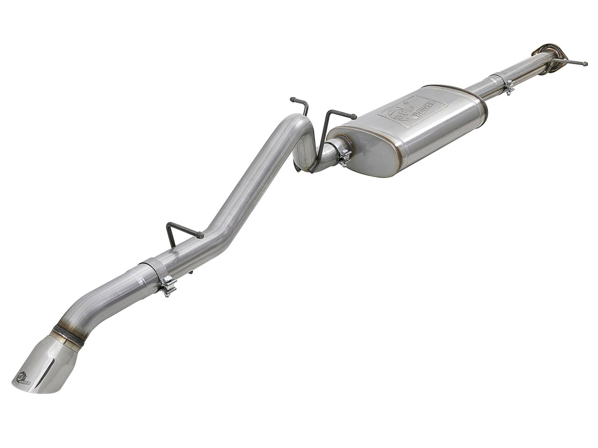 aFe Power MACH Force-Xp 3 IN 409 Stainless Cat-Back Hi-Tuck Exhaust System w/ Polished Tip — GM Colorado/Canyon 15-22 L4-2.5L/V6-3.6L — 49-44099-P