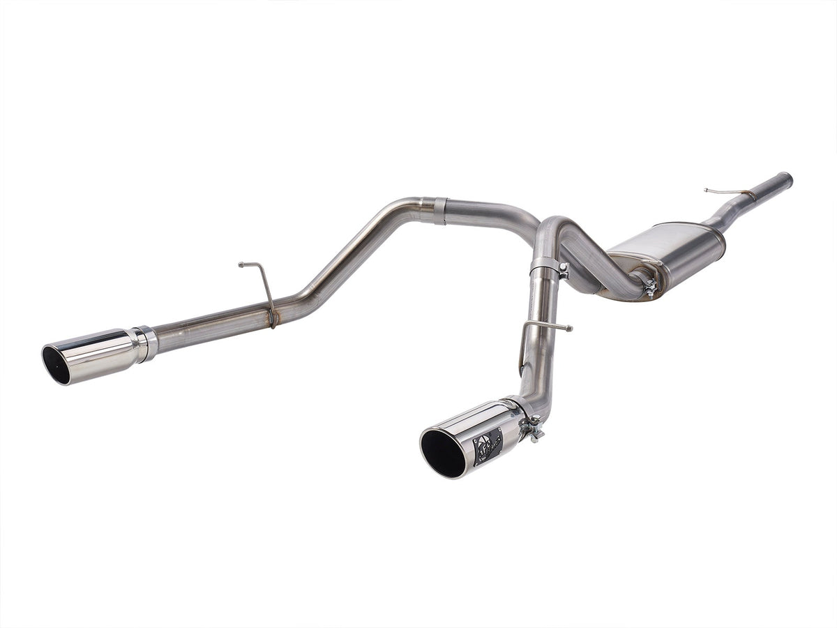aFe Power Apollo GT Series 3 IN 409 Stainless Steel Cat-Back Exhaust System — GM Silverado/Sierra 1500 09-19 V6-4.3/V8-4.8/5.3L — 49-44112-P