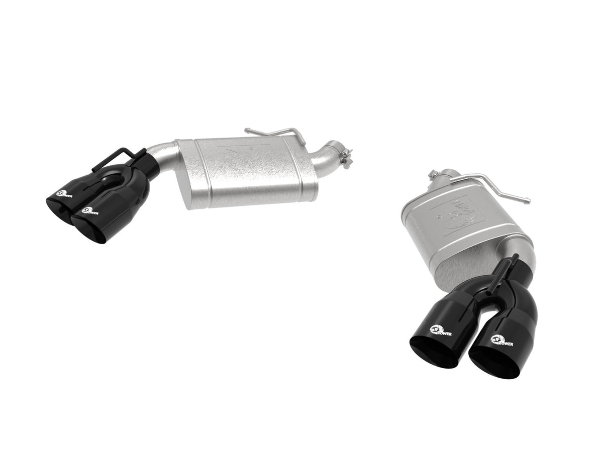 aFe Power MACH Force-Xp 3 IN 409 Stainless Steel Axle-Back Exhaust System w/ Mufflers — Chevrolet Camaro SS 16-24 V8-6.2L — 49-44119-B