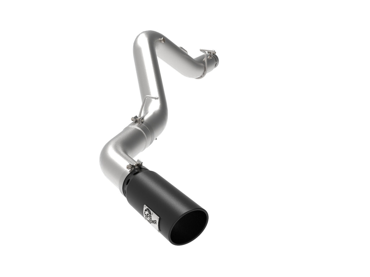aFe Power Large Bore-HD 5 IN 409 Stainless Steel DPF-Back Exhaust System — GM Diesel Trucks 20-23 V8-6.6L (td) L5P — 49-44125-B