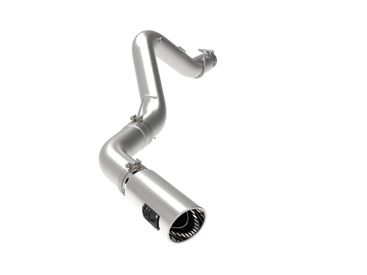 aFe Power Large Bore-HD 5 IN 409 Stainless Steel DPF-Back Exhaust System — GM Diesel Trucks 20-23 V8-6.6L (td) L5P — 49-44125-P