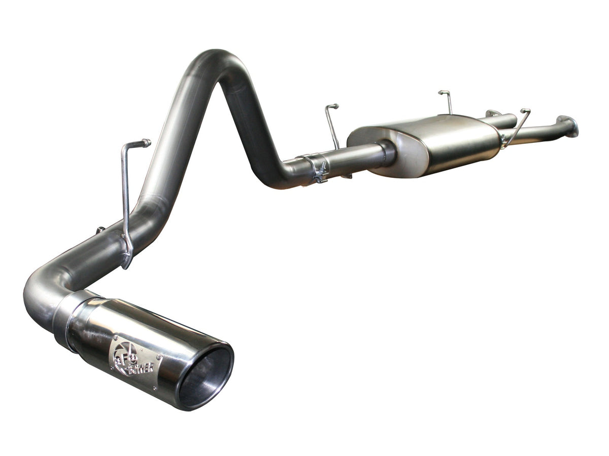 aFe Power MACH Force-Xp 2-1/2 IN to 3 IN 409 Stainless Steel Cat-Back Exhaust System — Toyota Tundra 07-09 V8-4.7L — 49-46009-P