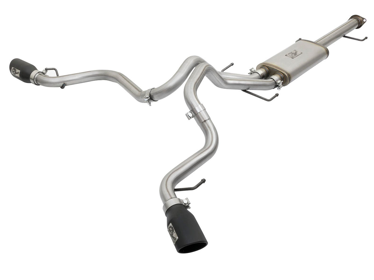 aFe Power MACH Force-Xp 3 IN to 2-1/2 IN 409 Stainless Steel Cat-Back Exhaust w/ Black Tip — Toyota FJ Cruiser 07-18 V6-4.0L — 49-46029-B