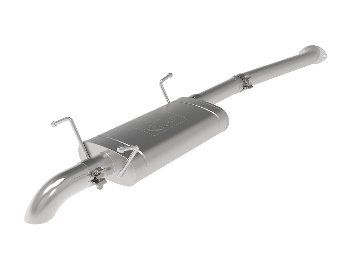 aFe Power ROCK BASHER 2-1/2 IN 409 Stainless Steel Cat-Back Hi-Tuck Exhaust System — Toyota Tacoma 16-23 L4-2.7L/V6-3.5L — 49-46046