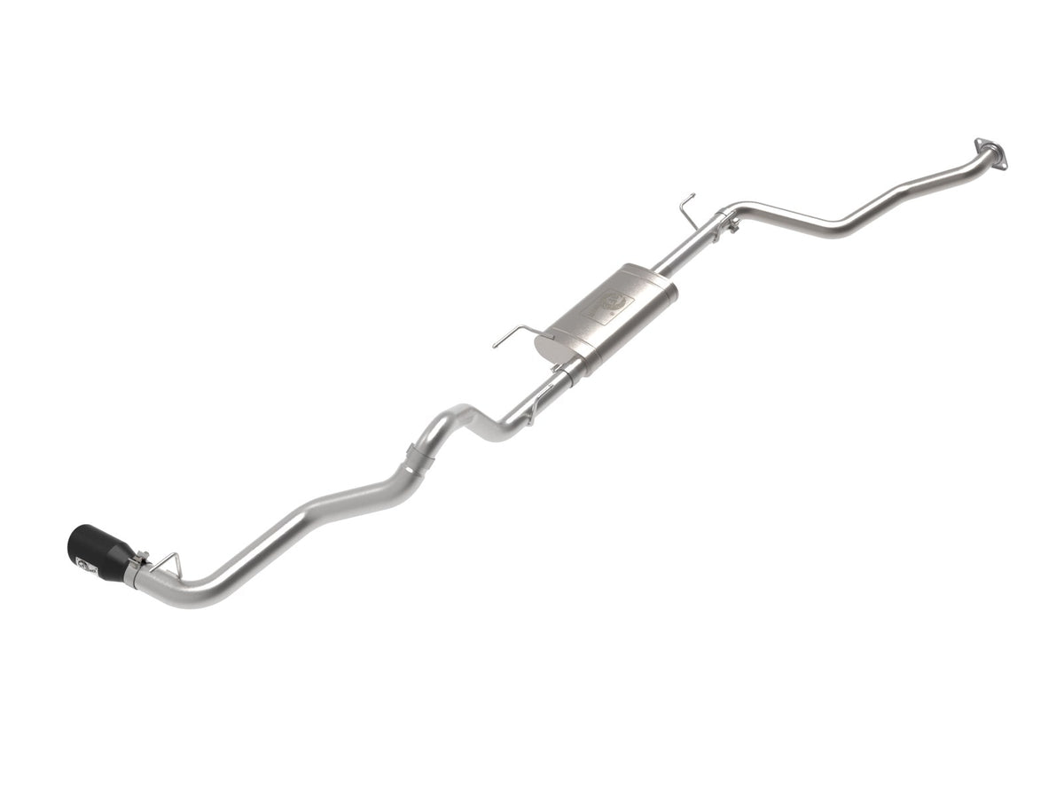 aFe Power Apollo GT Series 2-1/2 IN to 3 IN 409 Stainless Steel Cat-Back Exhaust System w/ Black Tip — Toyota Tacoma 24-26 L4-2.4L (t) — 49-46071-B
