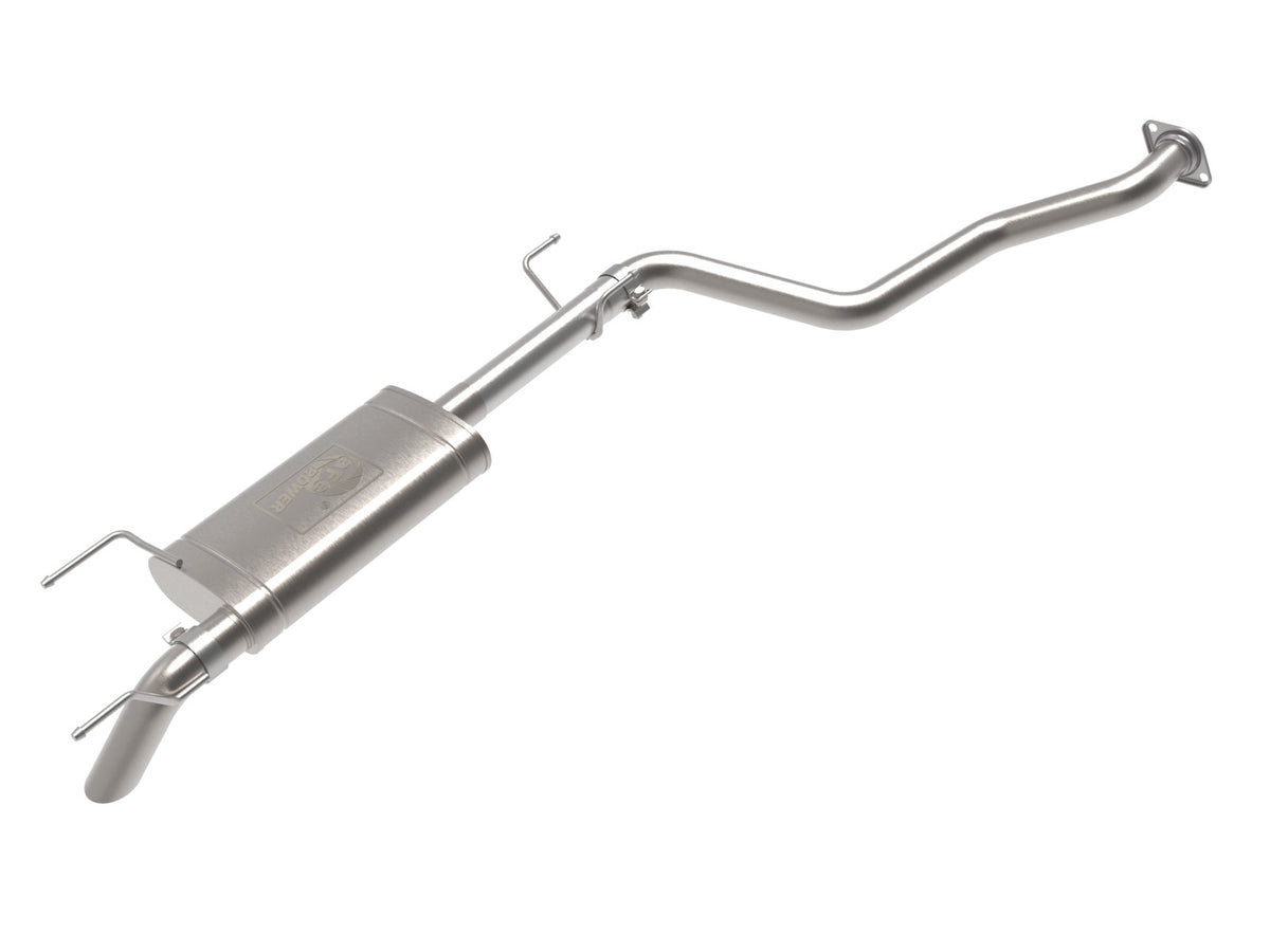 aFe Power ROCK BASHER 2-1/2 IN 409 Stainless Steel Cat-Back Exhaust System — Toyota Tacoma 24-26 L4-2.4L (t) — 49-46073