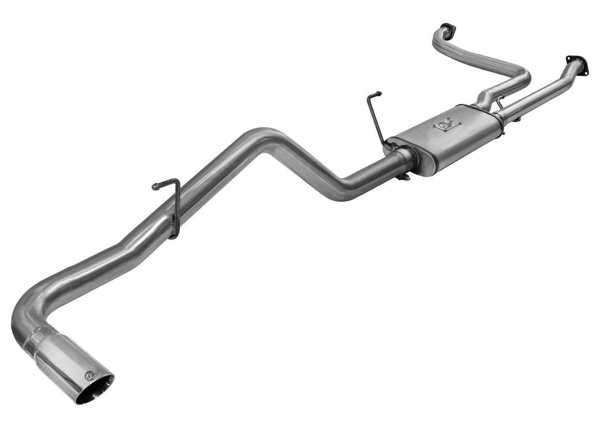 aFe Power MACH Force-Xp 2-1/2 IN to 3 IN 409 Stainless Steel Cat-Back Exhaust System — Nissan Frontier 05-19 V6-4.0L — 49-46101-1