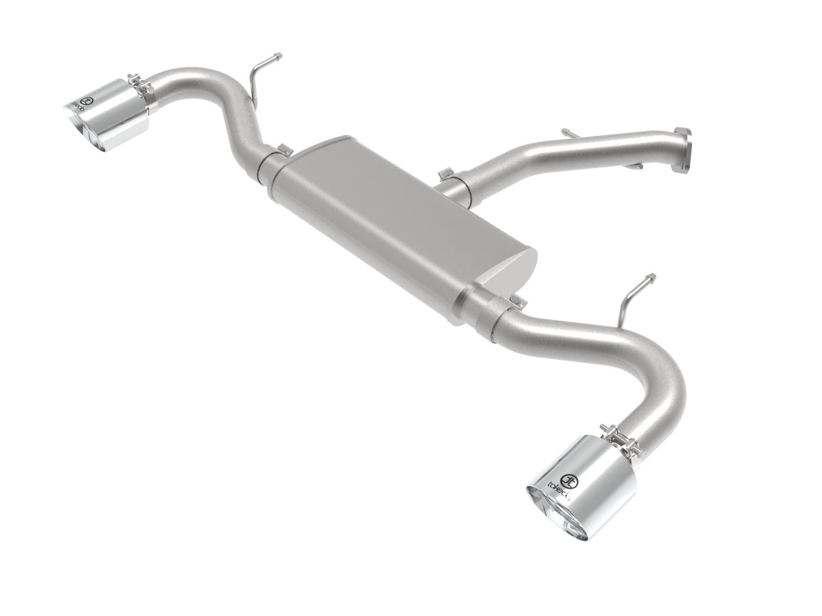 aFe Power Takeda 2-1/2 IN 409 Stainless Steel Axle-Back Exhaust System — Hyundai Elantra GT 18-20 L4-1.6L (t) — 49-47016-P