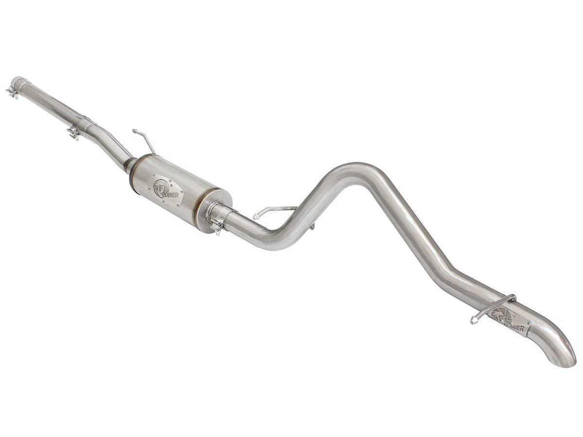 aFe Power MACH Force-Xp 2-1/2 IN 409 Stainless Steel Cat-Back Hi-Tuck Exhaust System — Jeep Wrangler (JK) 07-18 V6-3.6L/3.8L — 49-48057