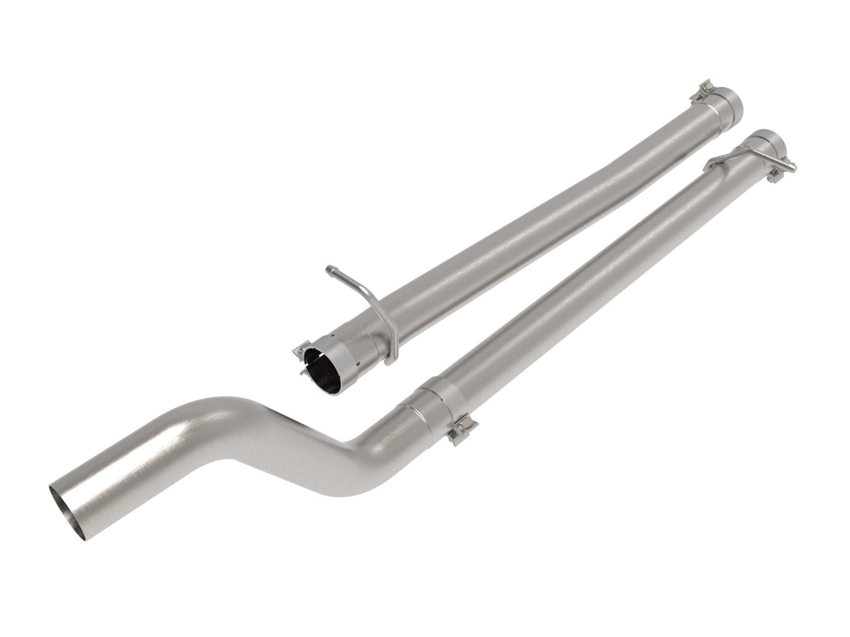 aFe Power Vulcan Series 3 IN 304 Stainless Steel Muffler Delete Pipe — RAM 1500 TRX 21-24 V8-6.2L (sc) — 49C32085NM