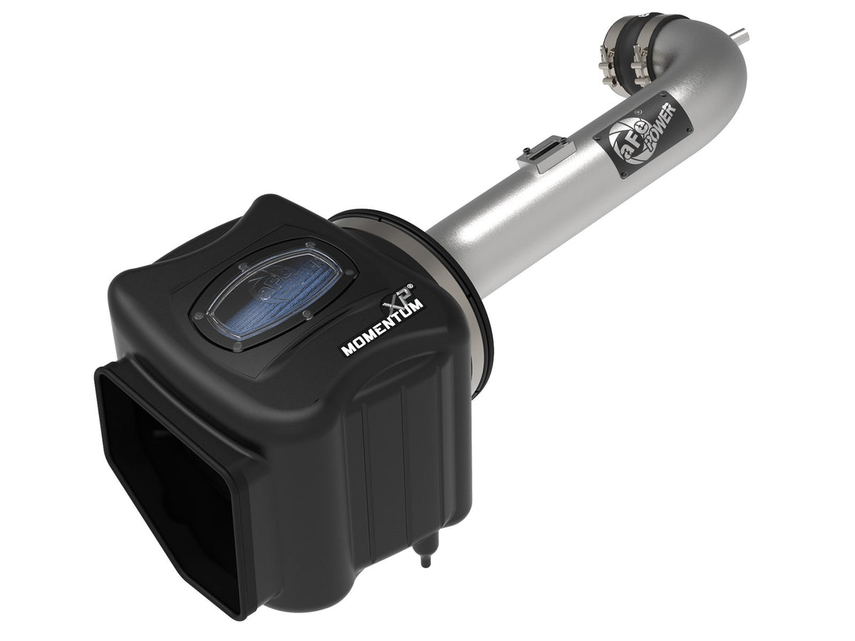 aFe Power Momentum XP Cold Air Intake System - Brushed w/ Pro 5R Filter — GM Silverado/Sierra 1500 14-19 / Tahoe/Suburban/Yukon/XL/Escalade 15-20 V8-5.3L/6.2L — 50-30028RH