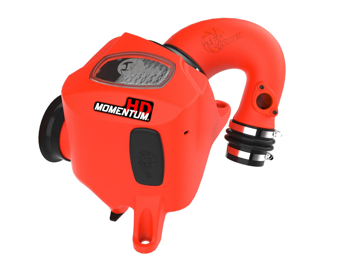 aFe Power Momentum HD Red Edition Cold Air Intake System w/ Pro DRY S Filter — Toyota Hilux 15-26 L4-2.4/2.8L (td) — 50-70063DR