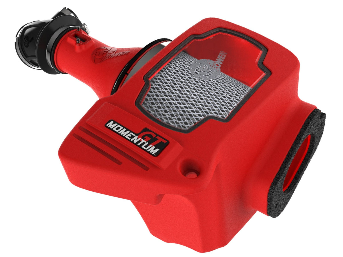 aFe Power Momentum GT Red Edition Cold Air Intake System w/ Pro DRY S Filter — Nissan Patrol/Armada (Y63) 25-27 V6-3.5L (tt) — 50-70130DR