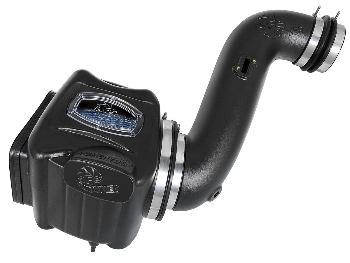 aFe Power Momentum HD Cold Air Intake System w/ Pro 10R Filter — GM Diesel Trucks 07.5-10 V8-6.6L (td) LMM — 50-74004