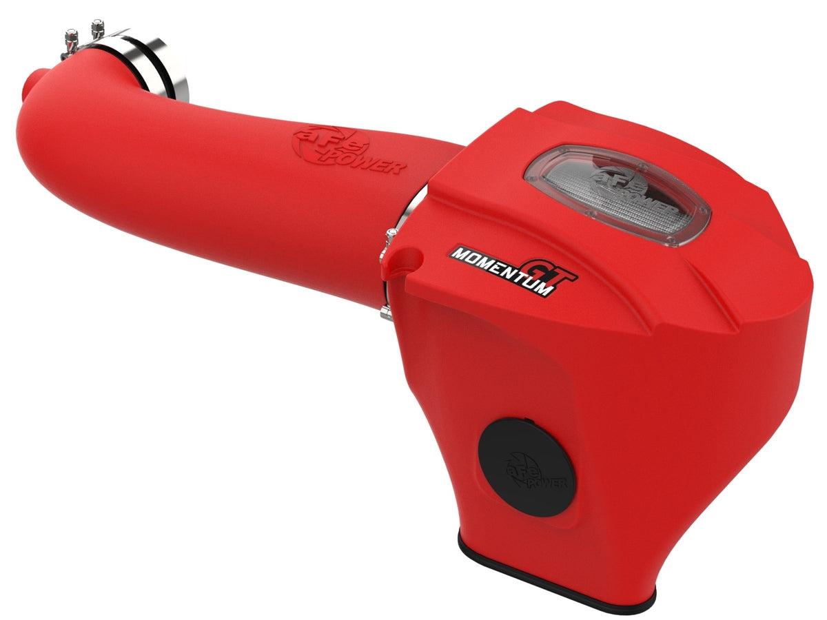aFe Power Momentum GT Red Edition Cold Air Intake System w/ Pro DRY S Filter — Dodge Challenger/Charger R/T 11-23 V8-5.7L HEMI — 51-72202-R