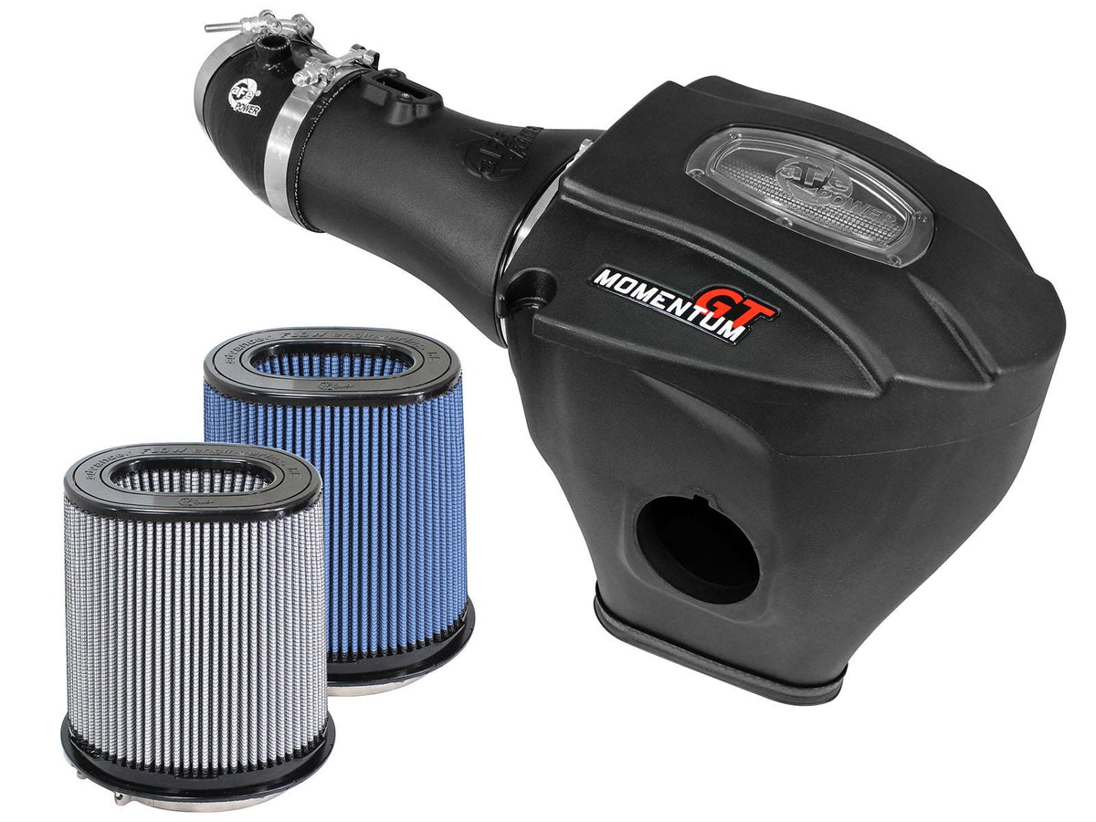 aFe Power Momentum GT Cold Air Intake System w/ Dual Filter — Dodge Challenger/Charger SRT Hellcat 15-16 V8-6.2L (sc) HEMI — 52-72204