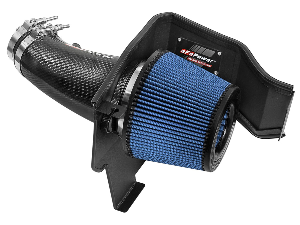 aFe Power Track Series Carbon Fiber Cold Air Intake System w/ Pro 5R Filter — Dodge Challenger/Charger/ Chrysler 300 SRT8/SRT 11-23 V8-6.4L HEMI — 54-12172-C