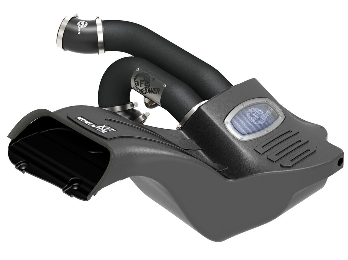 aFe Power Momentum XP 'Alpha Raptor' Cold Air Intake System - Black w/ Pro 5R Filter — Ford F-150 Raptor 17-20 V6-3.5L (tt) — 54-73120-B