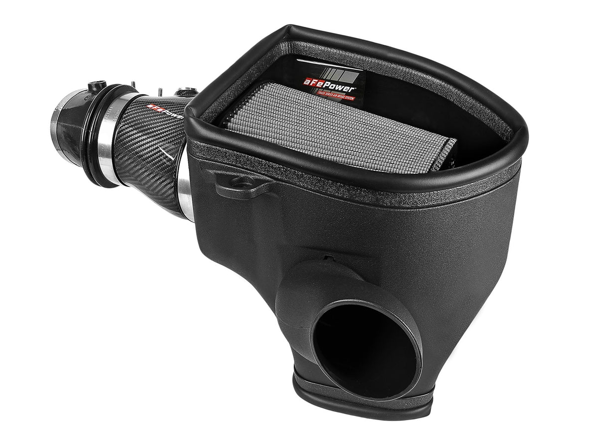 aFe Power Track Series Carbon Fiber Cold Air Intake System w/ Pro DRY S Filter — Dodge Challenger SRT Demon 2018 / SRT Hellcat Redeye 19-23 V8-6.2L(sc) — 57-10001D