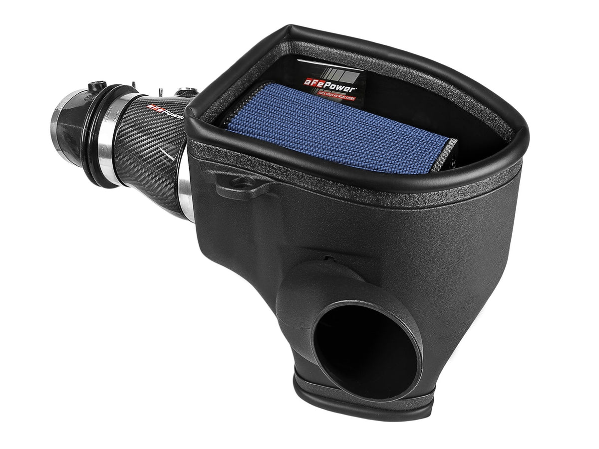 aFe Power Track Series Carbon Fiber Cold Air Intake System w/ Pro 5R Filter — Dodge Challenger SRT Demon 2018 / SRT Hellcat Redeye 19-23 V8-6.2L(sc) — 57-10001R