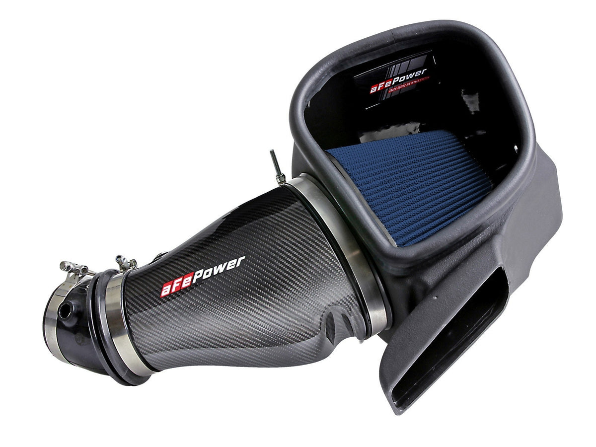 aFe Power Track Series Carbon Fiber Cold Air Intake System w/ Pro 5R Filter — Jeep Grand Cherokee Trackhawk (WK2) 2018 V8-6.2L (sc) — 57-10002R