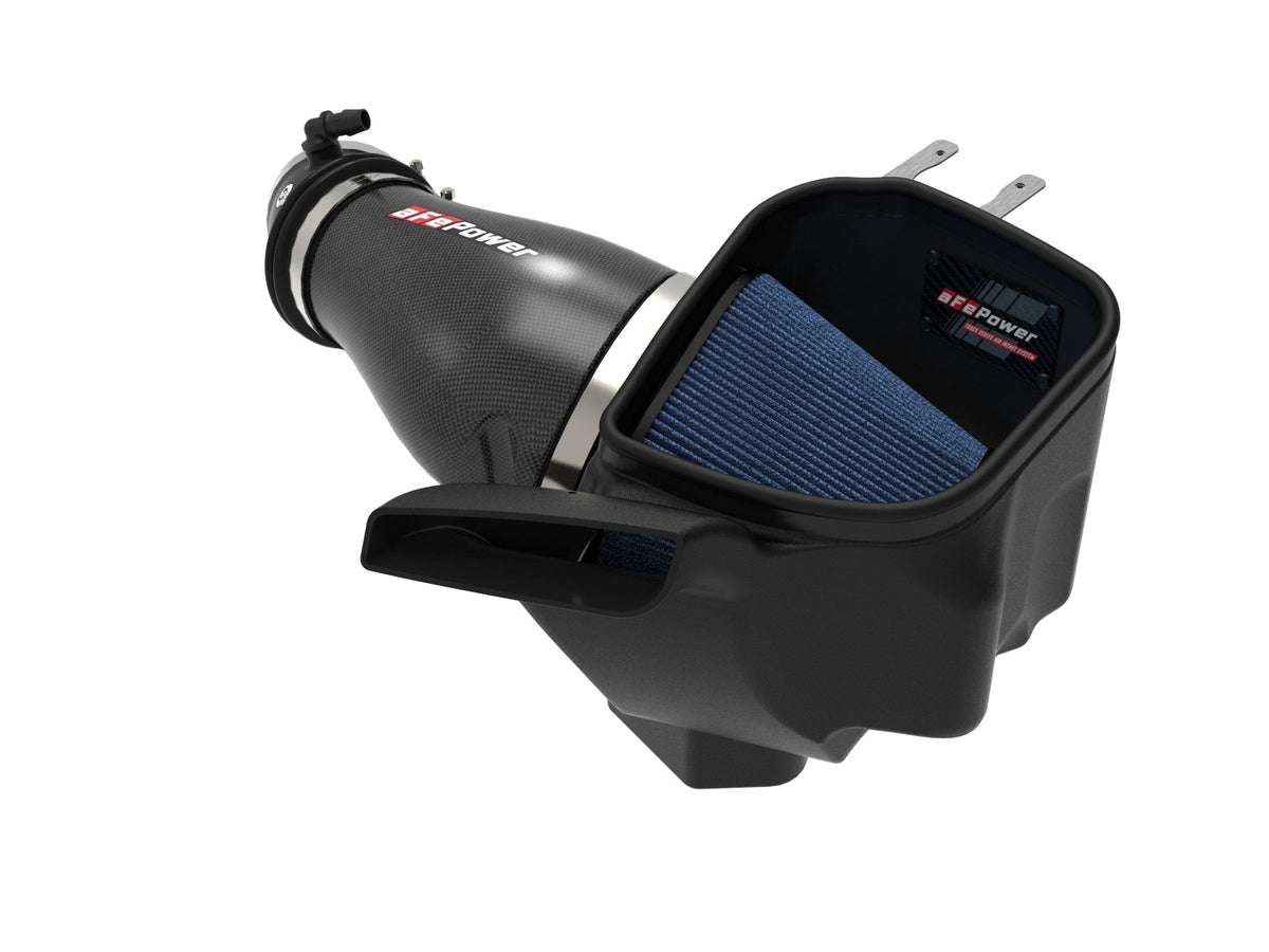 aFe Power Track Series Carbon Fiber Cold Air Intake System w/ Pro 5R Filter — Jeep Grand Cherokee Trackhawk (WK2) 19-21/ Dodge Durango Hellcat 21-26 V8-6.2L (sc) — 57-10009R